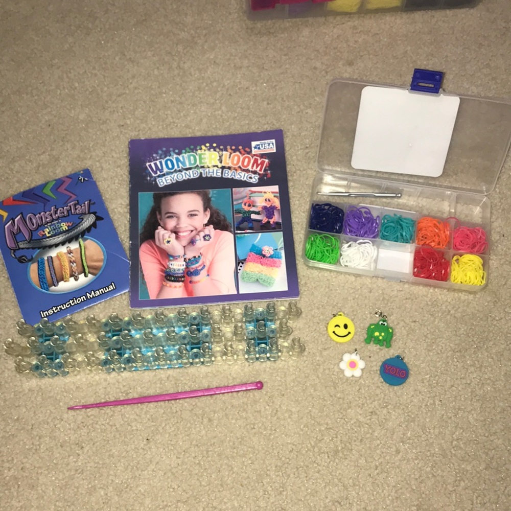 Rainbow Loom and Rubber Bands